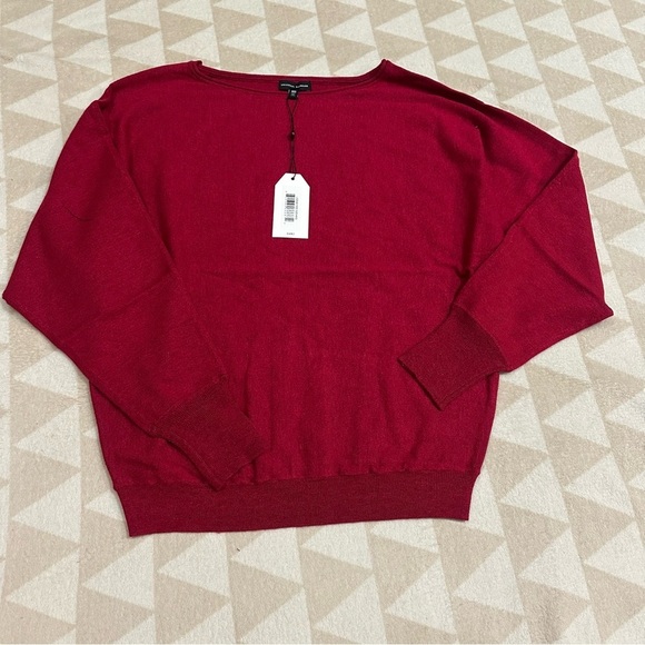 Universal standard raspberry pink super soft crewneck sweater - Picture 1 of 2